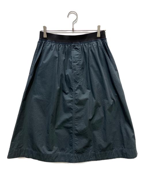 MHL（エムエイチエル）MHL (エムエイチエル) SUPERFINE COTTON TWILL SKIRT グレー サイズ:3の古着・服飾アイテム