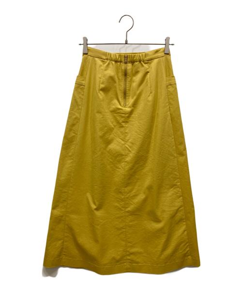 LOUNIE（ルーニー）LOUNIE (ルーニー) ボタンアクセントスカート イエロー サイズ:SIZE 36の古着・服飾アイテム