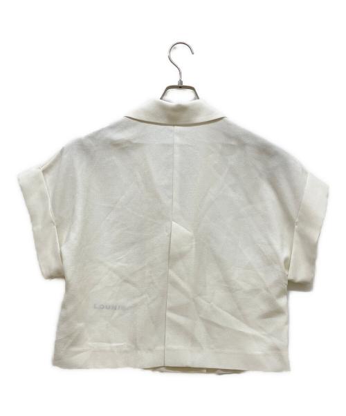 LOUNIE（ルーニー）LOUNIE (ルーニー) ハーフスリーブジャケット ホワイト サイズ:38の古着・服飾アイテム