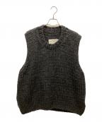 toogoodトゥーグッド）の古着「THE MOUNTAINEER JUMPER HAND KINT WOOL」｜チャコールグレー