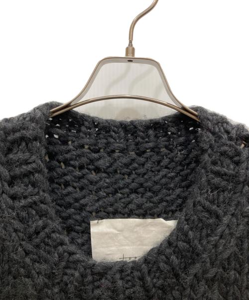 toogood（トゥーグッド）toogood (トゥーグッド) THE MOUNTAINEER JUMPER HAND KINT WOOL チャコールグレー サイズ:SIZE Freeの古着・服飾アイテム