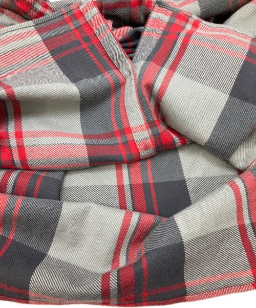 SUGAR CANE（シュガーケーン）SUGAR CANE (シュガーケーン) TWILL CHECK WORK SHIRT グレー×レッド サイズ:Mの古着・服飾アイテム
