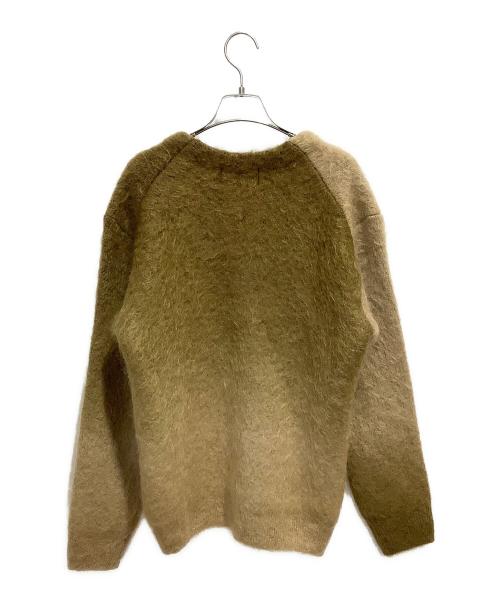 UNUSED（アンユーズド）UNUSED (アンユーズド) Gradation mohair cardigan ブラウン サイズ:2の古着・服飾アイテム