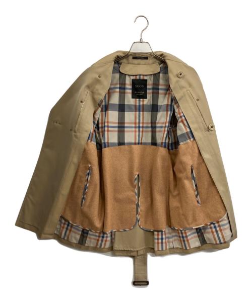 SANYO（サンヨー）SANYO (サンヨー) ライナー付トレンチコート ベージュ サイズ:Sの古着・服飾アイテム