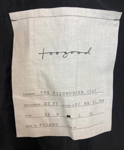 toogood（トゥーグッド）toogood (トゥーグッド) THE FISHMONGER COAT グレー サイズ:Mの古着・服飾アイテム