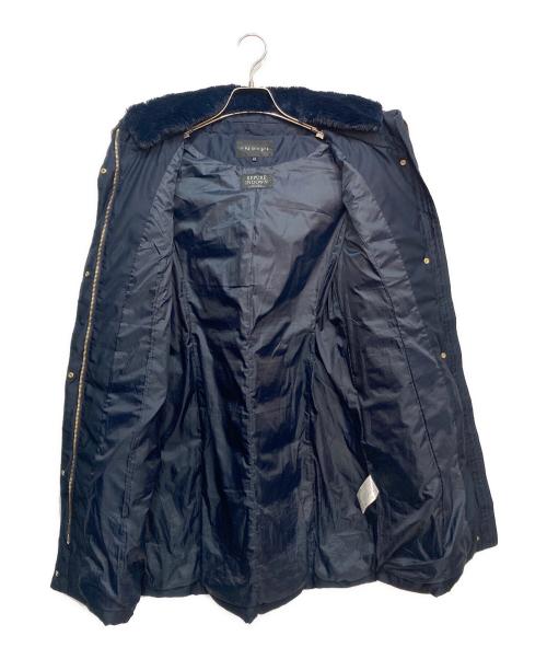 INDIVI（インディヴィ）INDIVI (インディヴィ) リサイクル ダウン コート ネイビー サイズ:07の古着・服飾アイテム