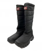 HUNTERハンター）の古着「イントレピットトールスノーブーツ」｜ブラック