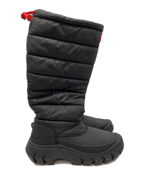 HUNTER（ハンター）HUNTER (ハンター) イントレピットトールスノーブーツ ブラック サイズ:US7の古着・服飾アイテム