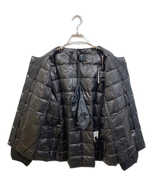 TAION（タイオン）TAION (タイオン) ノーカラーダウンジャケット ブラック サイズ:SIZE 2XLの古着・服飾アイテム