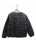 TAION (タイオン) ノーカラーダウンジャケット ブラック サイズ:SIZE 2XL：5000円