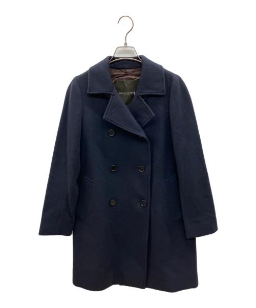 MACKINTOSH LONDON（マッキントッシュ ロンドン）MACKINTOSH LONDON (マッキントッシュ ロンドン) カシミヤ混ウールコート ネイビー サイズ:36の古着・服飾アイテム