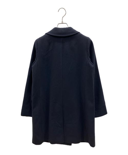 MACKINTOSH LONDON（マッキントッシュ ロンドン）MACKINTOSH LONDON (マッキントッシュ ロンドン) カシミヤ混ウールコート ネイビー サイズ:36の古着・服飾アイテム