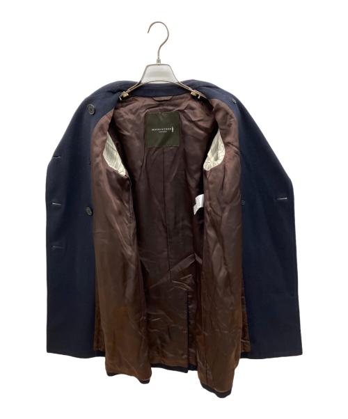 MACKINTOSH LONDON（マッキントッシュ ロンドン）MACKINTOSH LONDON (マッキントッシュ ロンドン) カシミヤ混ウールコート ネイビー サイズ:36の古着・服飾アイテム