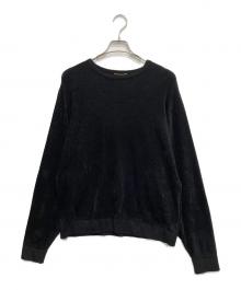 GOOD GRIEF!（グッドグリーフ）の古着「Mole Yarn Knit Tops」｜ブラック