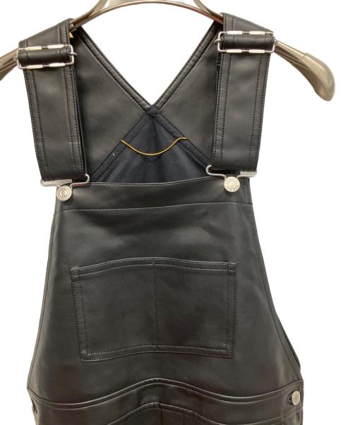 L'appartement（アパルトモン）L'appartement (アパルトモン) Artificial Leather Overall Skirt ブラック サイズ:34の古着・服飾アイテム