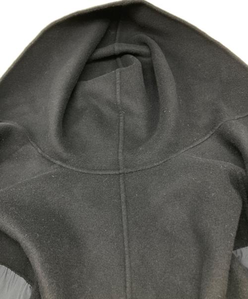 GALERIE VIE（ギャルリーヴィー）GALERIE VIE (ギャルリーヴィー) ダブルフェイスフーデッドコート ネイビー サイズ:36の古着・服飾アイテム
