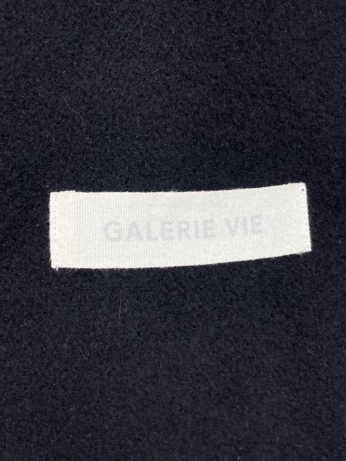 GALERIE VIE（ギャルリーヴィー）GALERIE VIE (ギャルリーヴィー) ダブルフェイスフーデッドコート ネイビー サイズ:36の古着・服飾アイテム