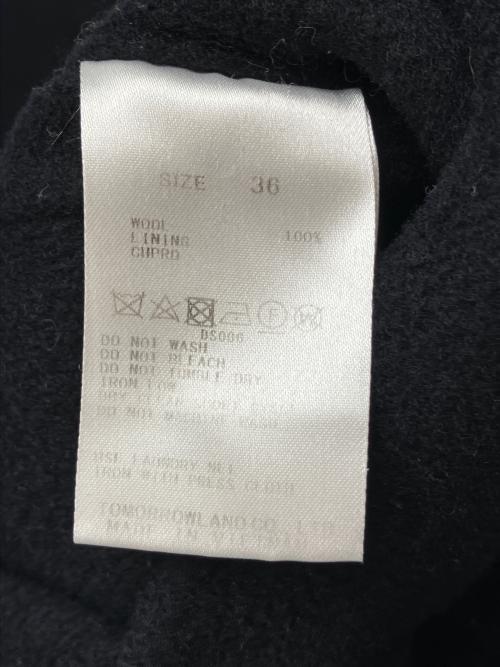 GALERIE VIE（ギャルリーヴィー）GALERIE VIE (ギャルリーヴィー) ダブルフェイスフーデッドコート ネイビー サイズ:36の古着・服飾アイテム