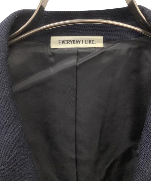 EVERYDAY I LIKE.（エヴリデイ アイ ライク）EVERYDAY I LIKE. (エヴリデイ アイ ライク) EVERYDAY I LIKE.　Garconne Blazer ネイビー サイズ:38の古着・服飾アイテム