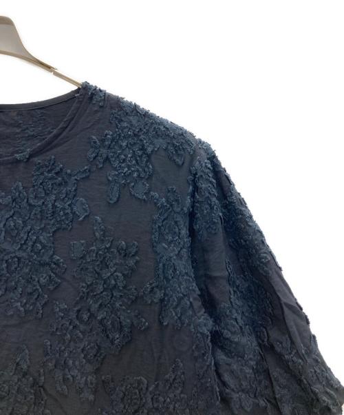 BEARDSLEY（ビアズリー）BEARDSLEY (ビアズリー) カットジャガードワンピース ネイビー サイズ:SIZE Freeの古着・服飾アイテム