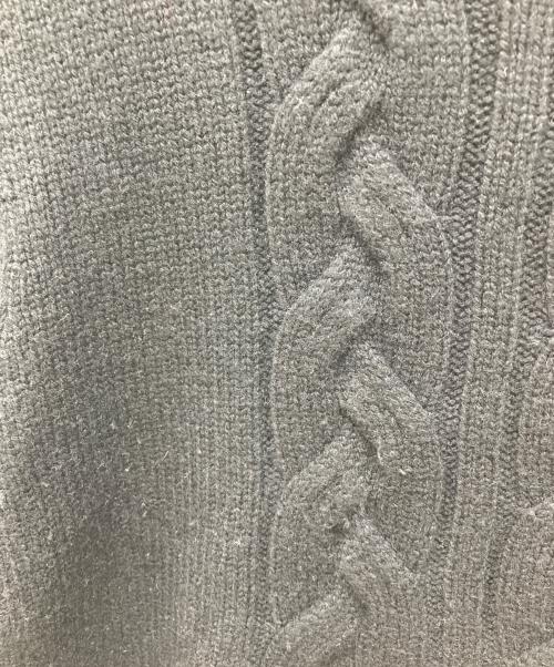 'S Max Mara（エスマックスマーラ）'S Max Mara (エスマックスマーラ) カシミヤ混ケーブルニット ブラック サイズ:Sの古着・服飾アイテム