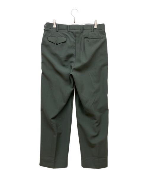 MARKA（マーカ）MARKA (マーカ) 2TUCK COCOON FIT WOOL MOHAIR TROPICAL グリーン サイズ:3の古着・服飾アイテム