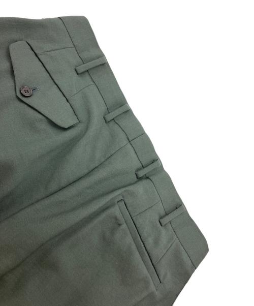 MARKA（マーカ）MARKA (マーカ) 2TUCK COCOON FIT WOOL MOHAIR TROPICAL グリーン サイズ:3の古着・服飾アイテム