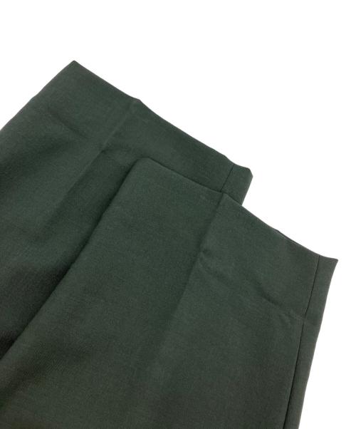MARKA（マーカ）MARKA (マーカ) 2TUCK COCOON FIT WOOL MOHAIR TROPICAL グリーン サイズ:3の古着・服飾アイテム