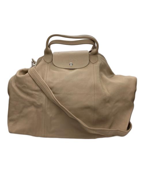 LONGCHAMP（ロンシャン）LONGCHAMP (ロンシャン) トラベルバッグ ベージュの古着・服飾アイテム