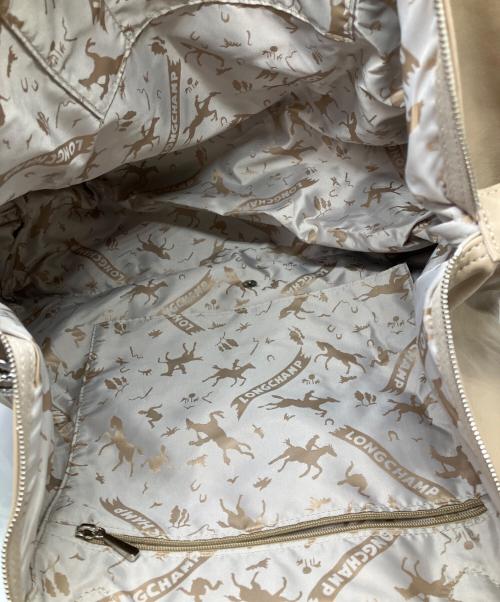 LONGCHAMP（ロンシャン）LONGCHAMP (ロンシャン) トラベルバッグ ベージュの古着・服飾アイテム