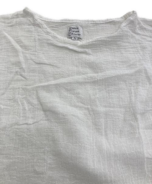 Plage（プラージュ）Plage (プラージュ) ateliers francais de confection (ル アトリエフランセ デ コンフェクション) 別注コットンブラウス　23051923001610 ホワイト サイズ:Freeの古着・服飾アイテム