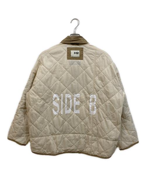 H&M（エイチアンドエム）H&M (エイチアンドエム) H2 HERON PRESTON リバーシブルライナージャケット ベージュ サイズ:SIZE XSの古着・服飾アイテム