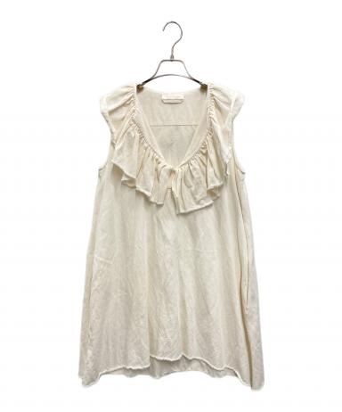 Chloé ベージュ ノースリーブ ワンピース34 中古・古着通販】Chloe 
