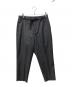 SOPHNET.（ソフネット）の古着「LOLO PIANA WOOL EASY SLACKS」｜チャコールグレー