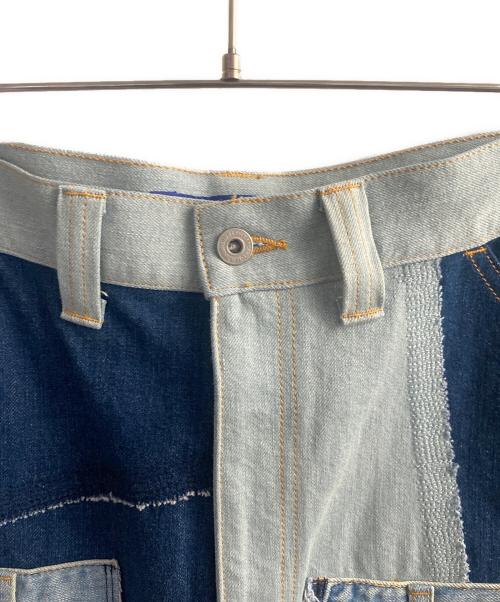 JUNYA WATANABE MAN（ジュンヤワタナベマン）JUNYA WATANABE MAN (ジュンヤワタナベマン) 解体再構築 デニム インディゴ サイズ:Sの古着・服飾アイテム