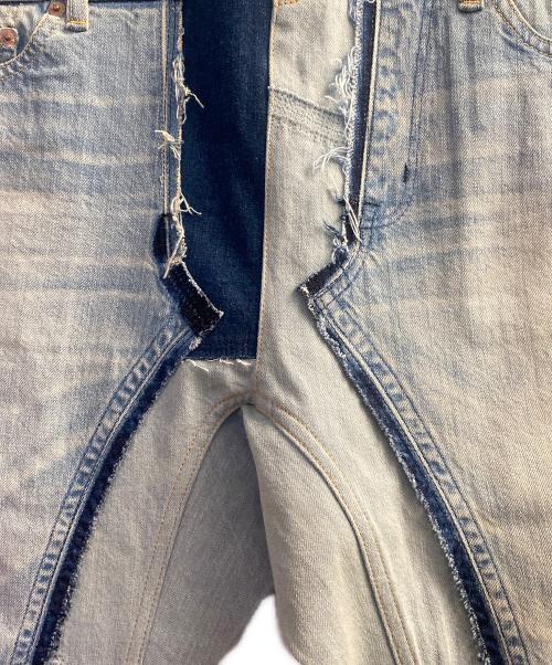 JUNYA WATANABE MAN（ジュンヤワタナベマン）JUNYA WATANABE MAN (ジュンヤワタナベマン) 解体再構築 デニム インディゴ サイズ:Sの古着・服飾アイテム