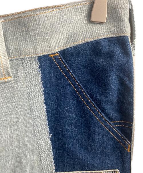 JUNYA WATANABE MAN（ジュンヤワタナベマン）JUNYA WATANABE MAN (ジュンヤワタナベマン) 解体再構築 デニム インディゴ サイズ:Sの古着・服飾アイテム