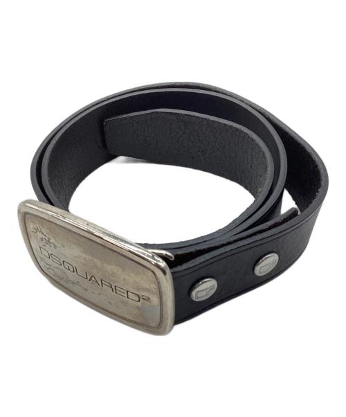 DSQUARED2（ディースクエアード）DSQUARED2 (ディースクエアード) ベルト ブラックの古着・服飾アイテム