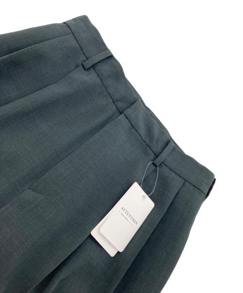Spick and Span（スピック＆スパン）Spick and Span (スピック＆スパン) ウーステッドワイドパンツ グレー サイズ:36 未使用品の古着・服飾アイテム