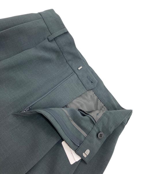 Spick and Span（スピック＆スパン）Spick and Span (スピック＆スパン) ウーステッドワイドパンツ グレー サイズ:36 未使用品の古着・服飾アイテム