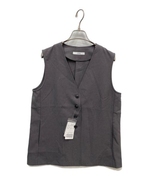 JOURNAL STANDARD relume（ジャーナルスタンダード レリューム）JOURNAL STANDARD relume (ジャーナルスタンダード レリューム) トロピカルストレッチVネックベスト グレー サイズ:FREE 未使用品の古着・服飾アイテム