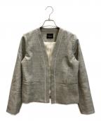 Demi-Luxe Beamsデミルクス ビームス）の古着「ノーカラージャケット」｜グレー