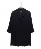 ISSEY MIYAKE PERMANENTEイッセイミヤケ ペルマネンテ）の古着「コート」｜ブラック