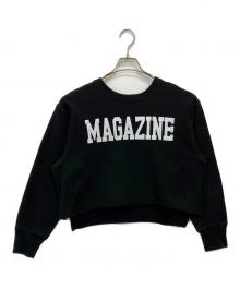 THIRD MAGAZINE（サードマガジン）の古着「ロゴボクシースウェット」｜ブラック