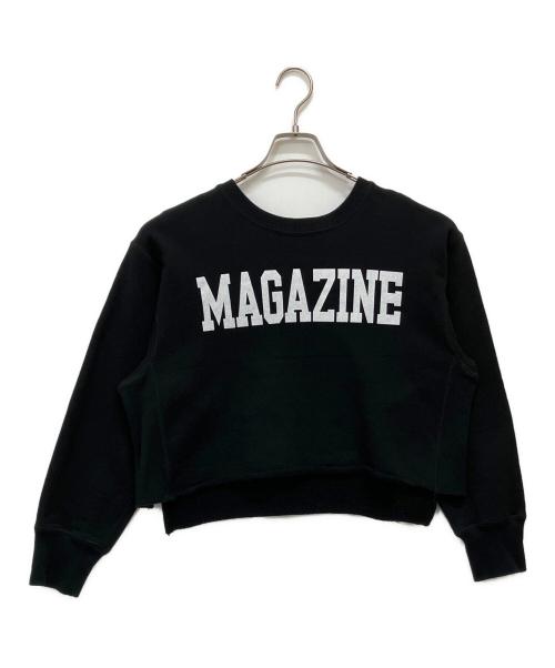 THIRD MAGAZINE（サードマガジン）THIRD MAGAZINE (サードマガジン) ロゴボクシースウェット ブラック サイズ:SIZE 9の古着・服飾アイテム