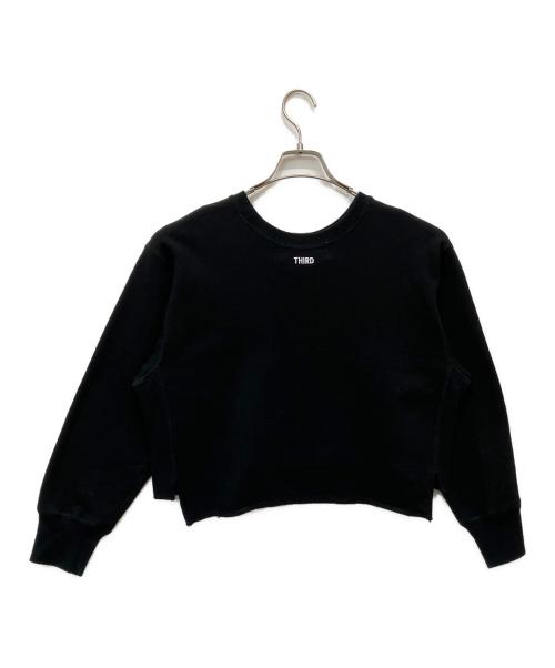 THIRD MAGAZINE（サードマガジン）THIRD MAGAZINE (サードマガジン) ロゴボクシースウェット ブラック サイズ:SIZE 9の古着・服飾アイテム