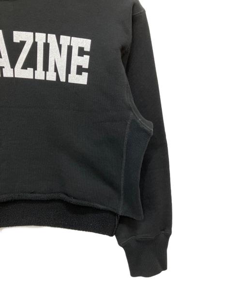 THIRD MAGAZINE（サードマガジン）THIRD MAGAZINE (サードマガジン) ロゴボクシースウェット ブラック サイズ:SIZE 9の古着・服飾アイテム