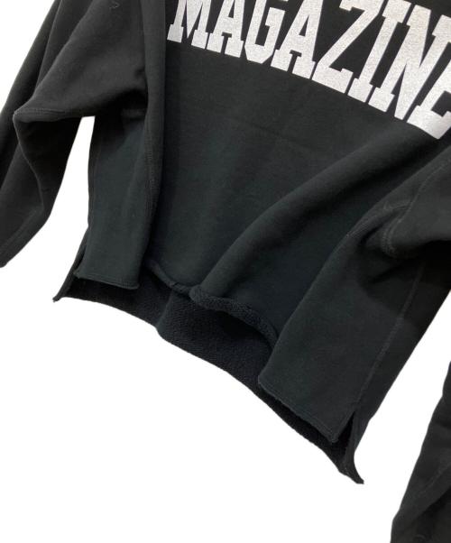 THIRD MAGAZINE（サードマガジン）THIRD MAGAZINE (サードマガジン) ロゴボクシースウェット ブラック サイズ:SIZE 9の古着・服飾アイテム