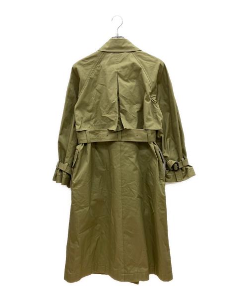 CYCLAS（シクラス）CYCLAS (シクラス) コットンギャバジントレンチコート グリーン サイズ:36の古着・服飾アイテム