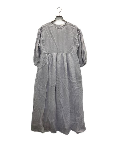 IENA（イエナ）IENA (イエナ) ラミー ボリュームスリーブワンピース グレー サイズ:36 未使用品の古着・服飾アイテム